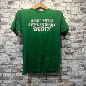 EUC Way To Celebrate "Let The Shenanigans Begin" St.Patricks Day T-Shirt Size S